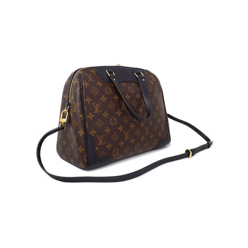 Louis Vuitton Bag Brown Leather Monogram Retiro